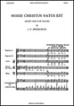 Hodie Christus Natus Est SSATB choral sheet music cover